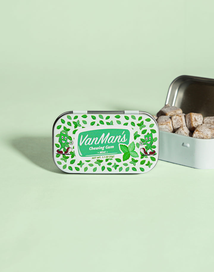 VanMan Remineralizing Chewing Gum Mint tin